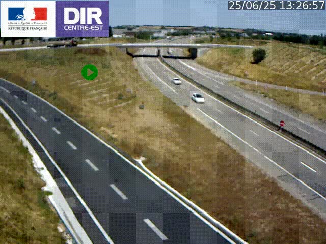 <h2>Webcam sur le contournement de Valence, sur la Nationale 7, caméra orientée vers Lyon</h2>