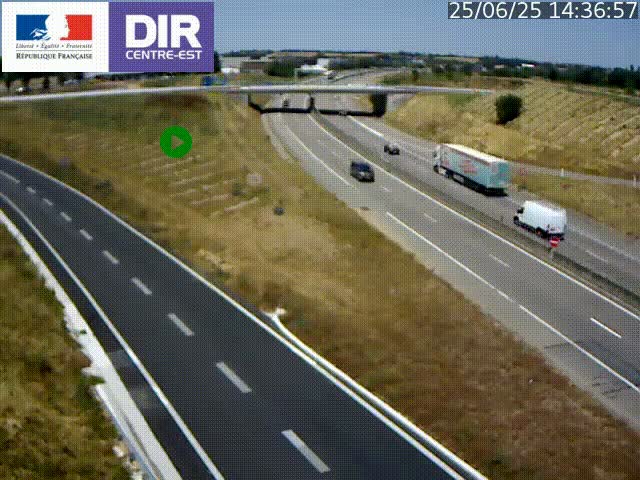 <h2>Webcam sur le contournement de Valence, sur la Nationale 7, caméra orientée vers Lyon</h2>