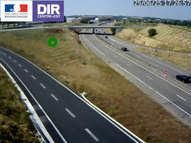 <h2>Webcam sur le contournement de Valence, sur la Nationale 7, caméra orientée vers Lyon</h2>