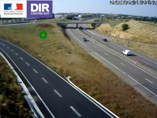 <h2>Webcam sur le contournement de Valence, sur la Nationale 7, caméra orientée vers Lyon</h2>