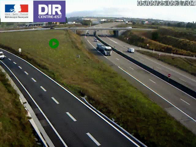 <h2>Webcam sur le contournement de Valence, sur la Nationale 7, caméra orientée vers Lyon</h2>