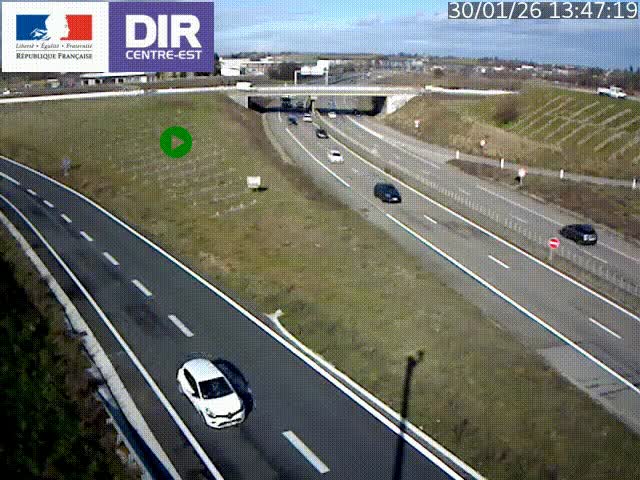 <h2>Webcam sur le contournement de Valence, sur la Nationale 7, caméra orientée vers Lyon</h2>