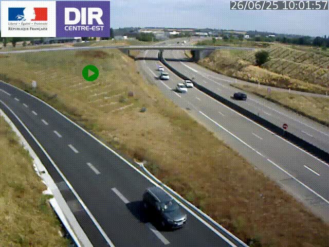<h2>Webcam sur le contournement de Valence, sur la Nationale 7, caméra orientée vers Lyon</h2>