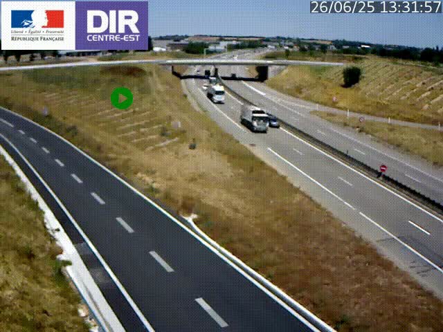 <h2>Webcam sur le contournement de Valence, sur la Nationale 7, caméra orientée vers Lyon</h2>