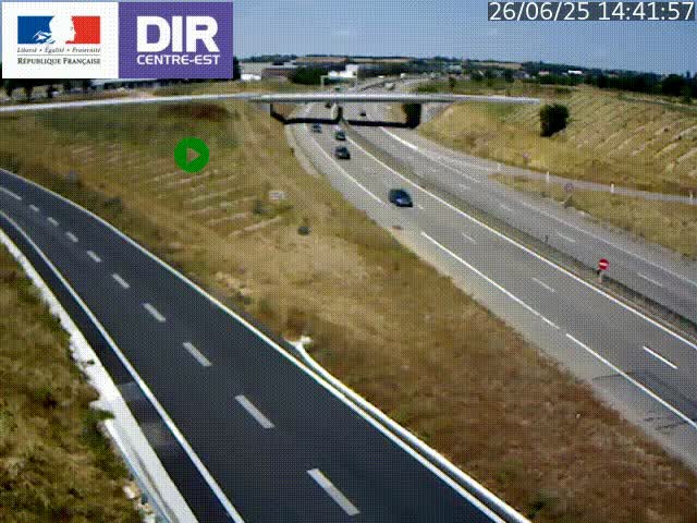 <h2>Webcam sur le contournement de Valence, sur la Nationale 7, caméra orientée vers Lyon</h2>