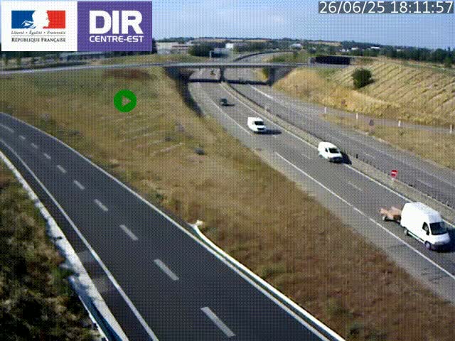 <h2>Webcam sur le contournement de Valence, sur la Nationale 7, caméra orientée vers Lyon</h2>
