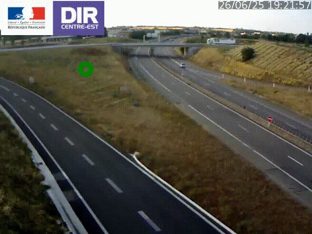 <h2>Webcam sur le contournement de Valence, sur la Nationale 7, caméra orientée vers Lyon</h2>