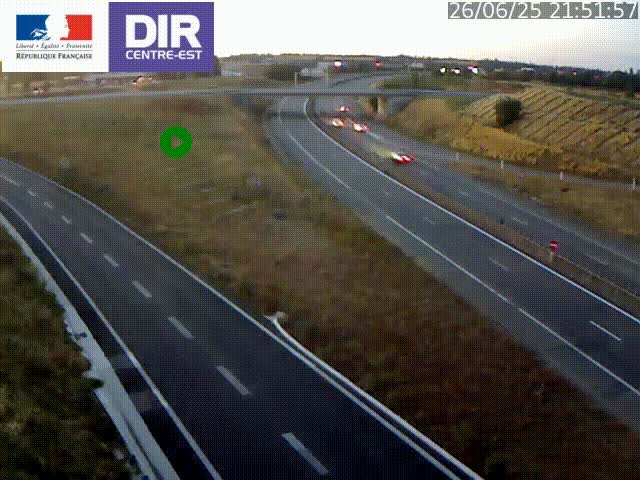 <h2>Webcam sur le contournement de Valence, sur la Nationale 7, caméra orientée vers Lyon</h2>