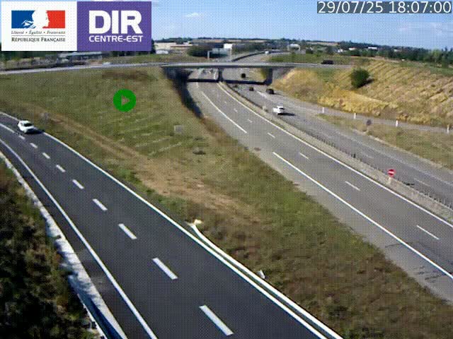 <h2>Webcam sur le contournement de Valence, sur la Nationale 7, caméra orientée vers Lyon</h2>