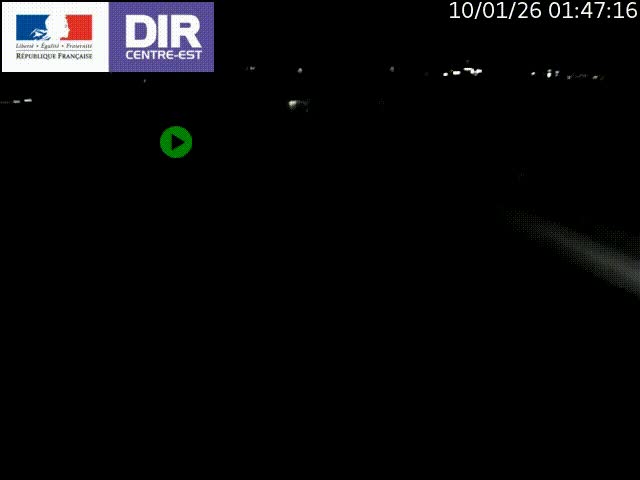 Webcam sur le contournement de Valence, sur la Nationale 7, caméra orientée vers Lyon