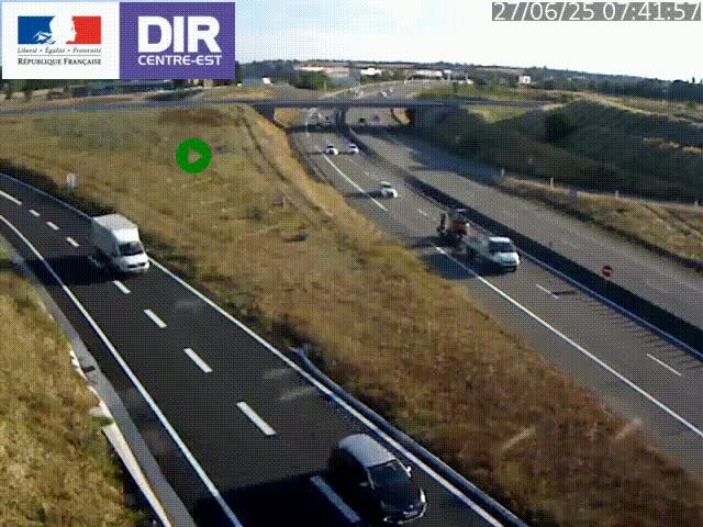 <h2>Webcam sur le contournement de Valence, sur la Nationale 7, caméra orientée vers Lyon</h2>