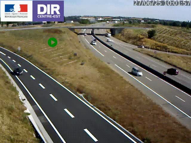 <h2>Webcam sur le contournement de Valence, sur la Nationale 7, caméra orientée vers Lyon</h2>