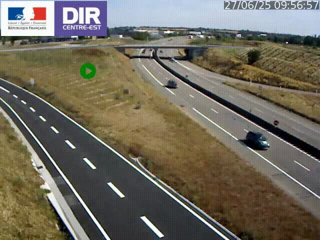 <h2>Webcam sur le contournement de Valence, sur la Nationale 7, caméra orientée vers Lyon</h2>