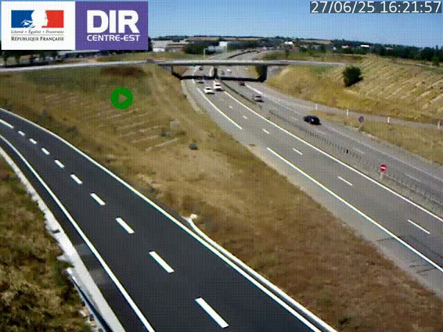 <h2>Webcam sur le contournement de Valence, sur la Nationale 7, caméra orientée vers Lyon</h2>