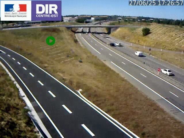 <h2>Webcam sur le contournement de Valence, sur la Nationale 7, caméra orientée vers Lyon</h2>