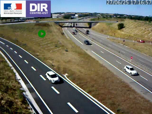 <h2>Webcam sur le contournement de Valence, sur la Nationale 7, caméra orientée vers Lyon</h2>