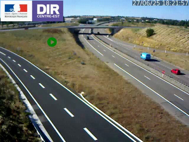 <h2>Webcam sur le contournement de Valence, sur la Nationale 7, caméra orientée vers Lyon</h2>