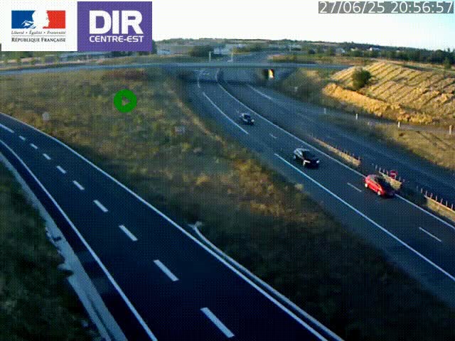 <h2>Webcam sur le contournement de Valence, sur la Nationale 7, caméra orientée vers Lyon</h2>