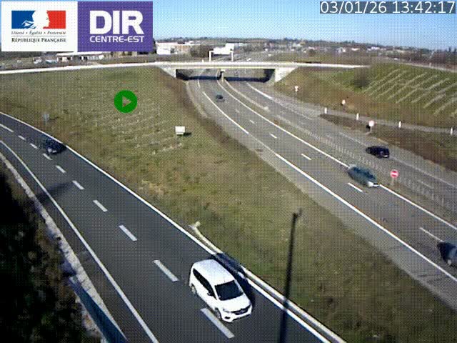 <h2>Webcam sur le contournement de Valence, sur la Nationale 7, caméra orientée vers Lyon</h2>