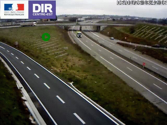 <h2>Webcam sur le contournement de Valence, sur la Nationale 7, caméra orientée vers Lyon</h2>