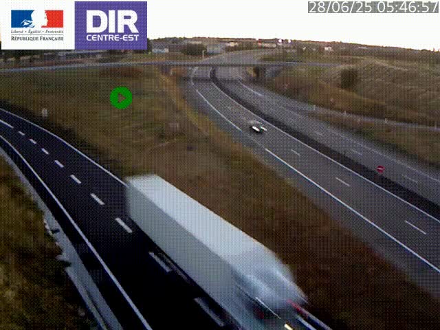 <h2>Webcam sur le contournement de Valence, sur la Nationale 7, caméra orientée vers Lyon</h2>