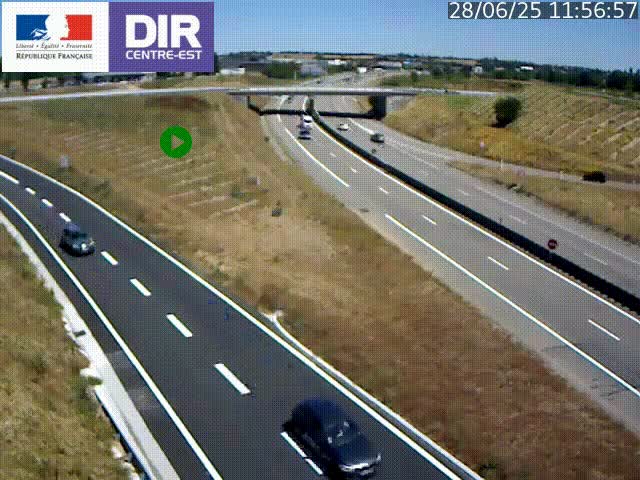 <h2>Webcam sur le contournement de Valence, sur la Nationale 7, caméra orientée vers Lyon</h2>
