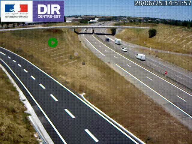 <h2>Webcam sur le contournement de Valence, sur la Nationale 7, caméra orientée vers Lyon</h2>