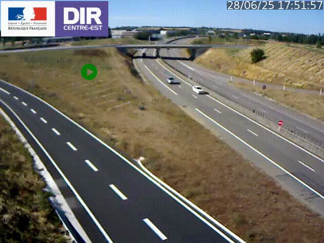 <h2>Webcam sur le contournement de Valence, sur la Nationale 7, caméra orientée vers Lyon</h2>