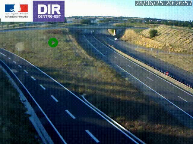 <h2>Webcam sur le contournement de Valence, sur la Nationale 7, caméra orientée vers Lyon</h2>