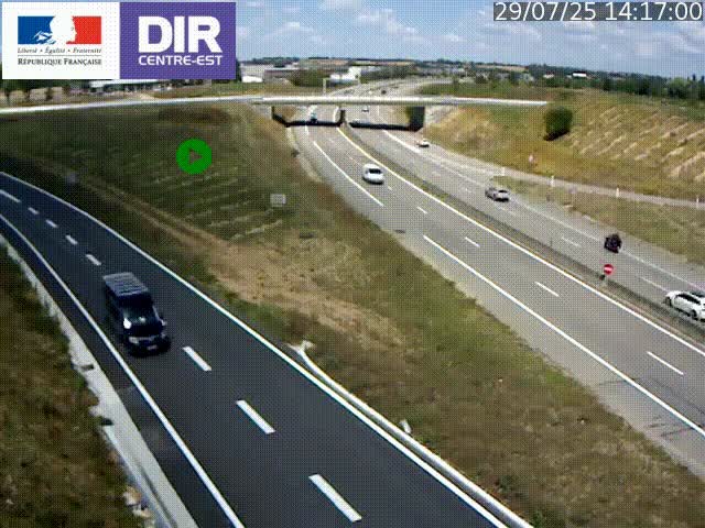 <h2>Webcam sur le contournement de Valence, sur la Nationale 7, caméra orientée vers Lyon</h2>