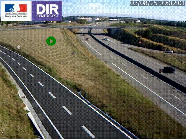 <h2>Webcam sur le contournement de Valence, sur la Nationale 7, caméra orientée vers Lyon</h2>