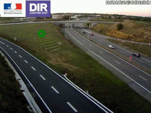 <h2>Webcam sur le contournement de Valence, sur la Nationale 7, caméra orientée vers Lyon</h2>