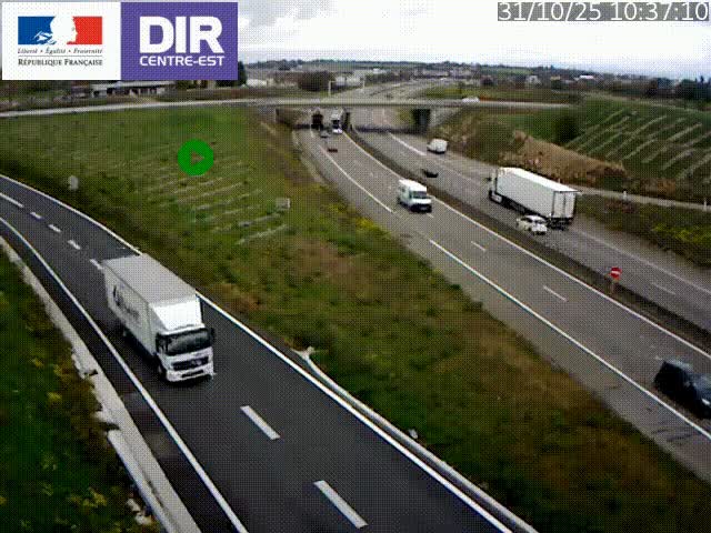 <h2>Webcam sur le contournement de Valence, sur la Nationale 7, caméra orientée vers Lyon</h2>