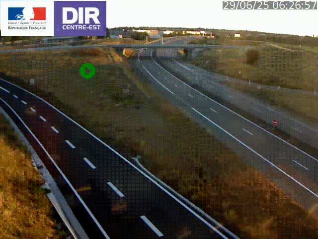 <h2>Webcam sur le contournement de Valence, sur la Nationale 7, caméra orientée vers Lyon</h2>