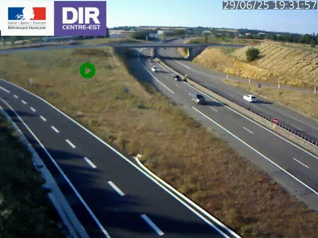 <h2>Webcam sur le contournement de Valence, sur la Nationale 7, caméra orientée vers Lyon</h2>