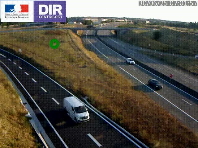 <h2>Webcam sur le contournement de Valence, sur la Nationale 7, caméra orientée vers Lyon</h2>