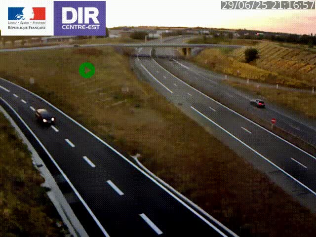<h2>Webcam sur le contournement de Valence, sur la Nationale 7, caméra orientée vers Lyon</h2>