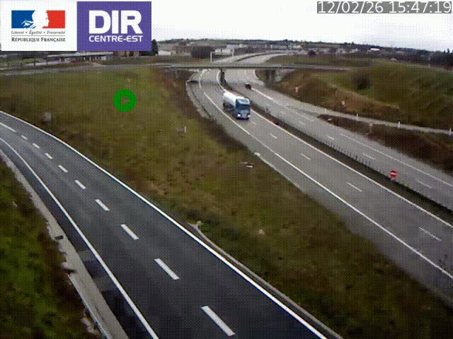 <h2>Webcam sur le contournement de Valence, sur la Nationale 7, caméra orientée vers Lyon</h2>
