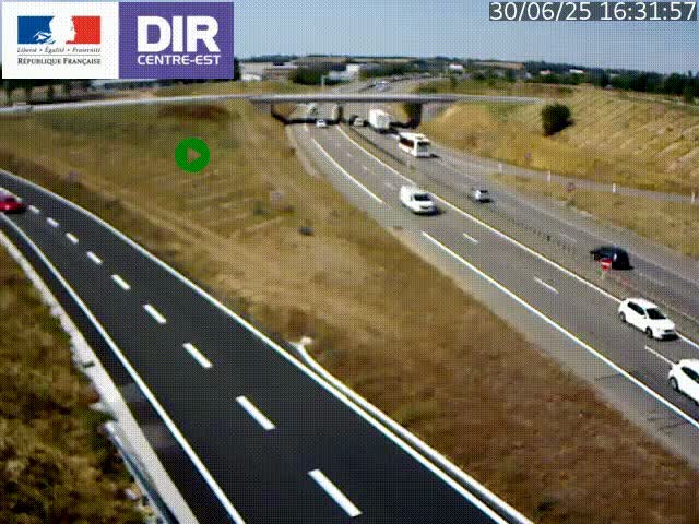 <h2>Webcam sur le contournement de Valence, sur la Nationale 7, caméra orientée vers Lyon</h2>