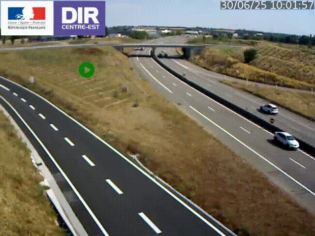 <h2>Webcam sur le contournement de Valence, sur la Nationale 7, caméra orientée vers Lyon</h2>