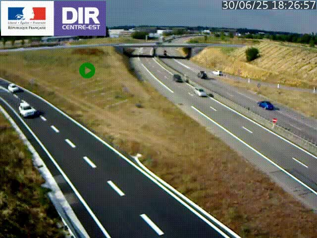 <h2>Webcam sur le contournement de Valence, sur la Nationale 7, caméra orientée vers Lyon</h2>