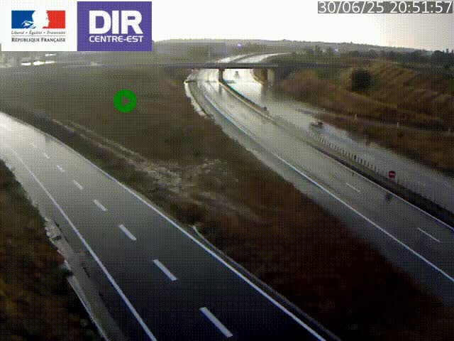 <h2>Webcam sur le contournement de Valence, sur la Nationale 7, caméra orientée vers Lyon</h2>