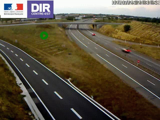 <h2>Webcam sur le contournement de Valence, sur la Nationale 7, caméra orientée vers Lyon</h2>