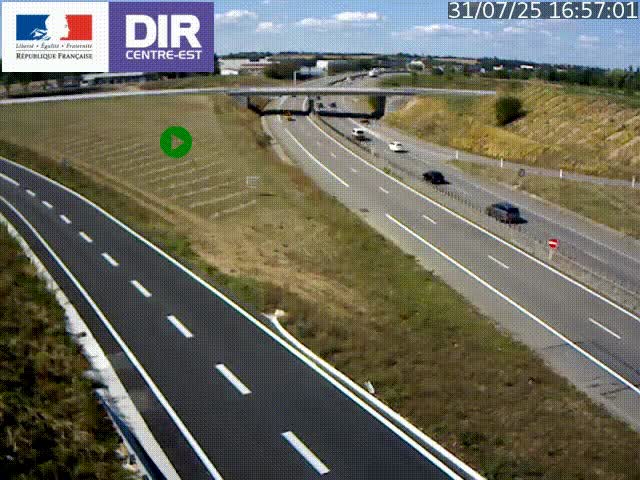 <h2>Webcam sur le contournement de Valence, sur la Nationale 7, caméra orientée vers Lyon</h2>