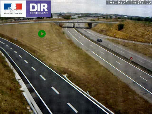 <h2>Webcam sur le contournement de Valence, sur la Nationale 7, caméra orientée vers Lyon</h2>