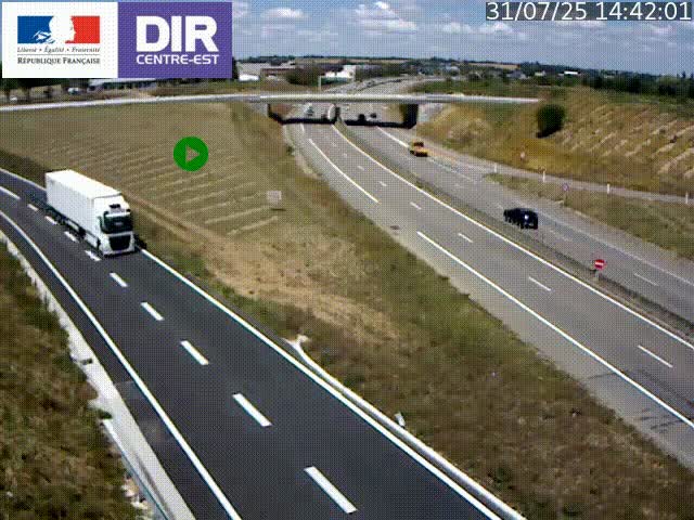 <h2>Webcam sur le contournement de Valence, sur la Nationale 7, caméra orientée vers Lyon</h2>