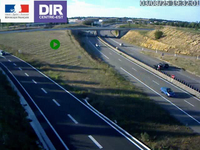<h2>Webcam sur le contournement de Valence, sur la Nationale 7, caméra orientée vers Lyon</h2>