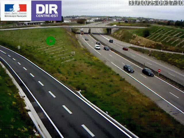 <h2>Webcam sur le contournement de Valence, sur la Nationale 7, caméra orientée vers Lyon</h2>