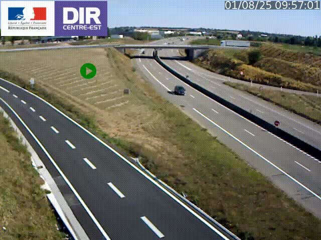 <h2>Webcam sur le contournement de Valence, sur la Nationale 7, caméra orientée vers Lyon</h2>