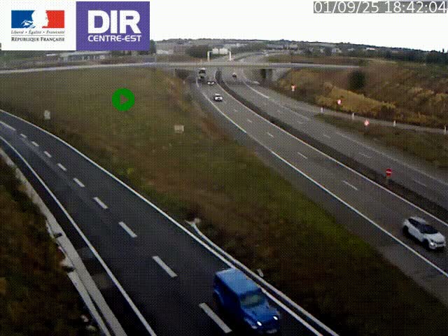<h2>Webcam sur le contournement de Valence, sur la Nationale 7, caméra orientée vers Lyon</h2>